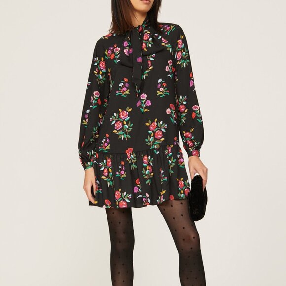 Kate Spade Autumn Floral Dress - Picture 11 of 12